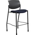 Lorell ¬Æ Fabric Seat Contemporary Stool - Midnight Blue LLR83119A204